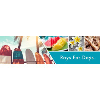 Rays for Days 3-Docht-Kerze 411g