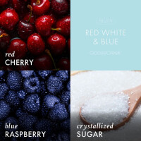 Red, White & Blue 3-Wick-Candle 411g