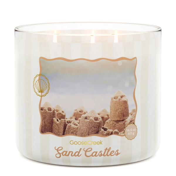 Sand Castles 3-Docht-Kerze 411g