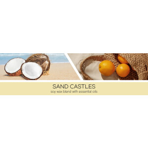 Sand Castles 3-Docht-Kerze 411g