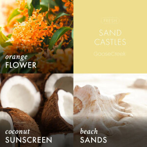 Sand Castles 3-Docht-Kerze 411g
