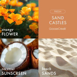 Sand Castles 3-Wick-Candle 411g