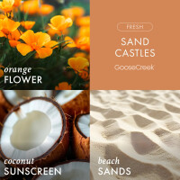 Sand Castles 3-Docht-Kerze 411g