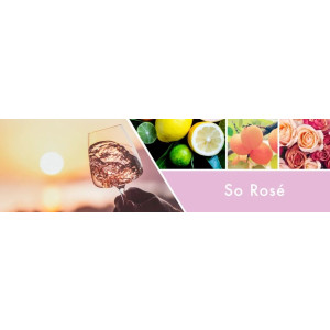 So Rosé 3-Docht-Kerze 411g