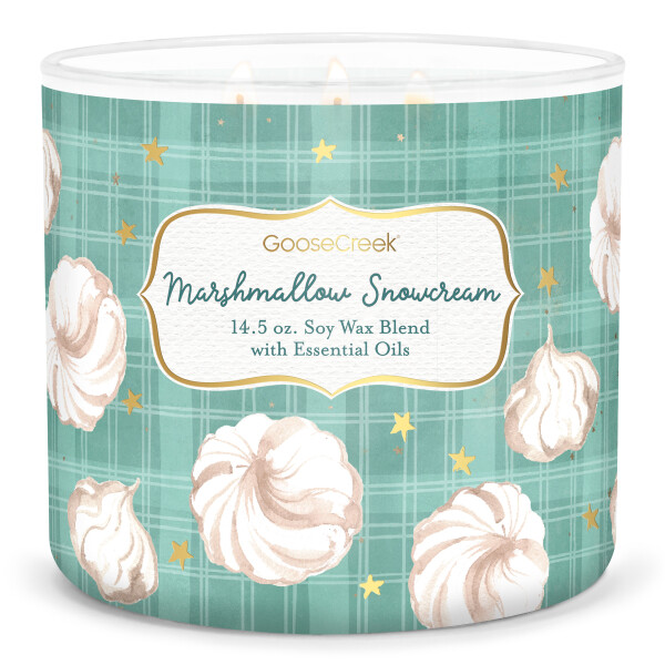 Marshmallow Snow Cream 3-Docht-Kerze 411g