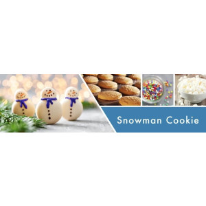 Snowman Cookie 3-Docht-Kerze 411g