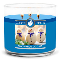 Snowman Cookie 3-Docht-Kerze 411g