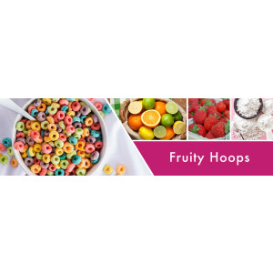 Fruity Hoops Cereal Collection 3-Docht-Kerze 411g