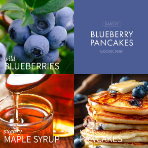 Blueberry Pancakes 2-Docht-Kerze 680g