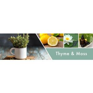 Thyme & Moss 3-Docht-Kerze 411g