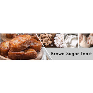 Brown Sugar Toast - LOVE 3-Docht-Kerze 411g