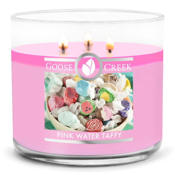 Pink Water Taffy  3-Wick-Candle 411g