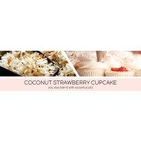 Coconut Strawberry Cupcake  3-Docht-Kerze 411g