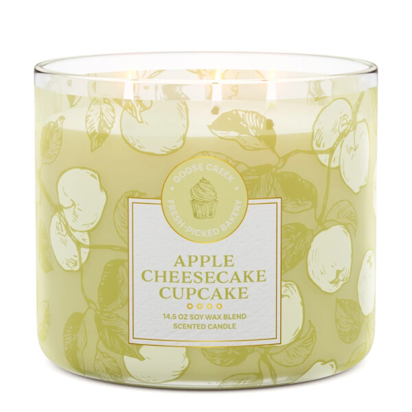 Apple Cheesecake Cupcake 3-Docht-Kerze 411g