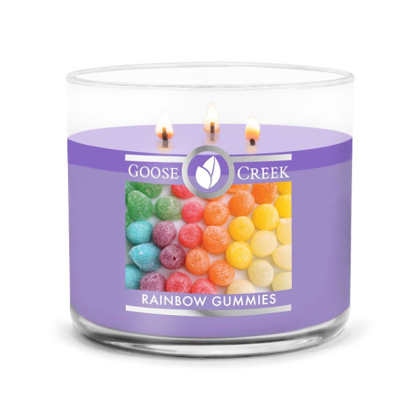 Rainbow Gummies 3-Docht-Kerze 411g