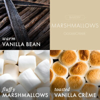 Marshmallows 3-Docht-Kerze 411g