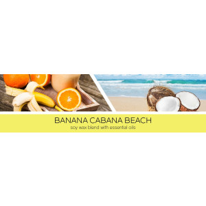 Banana Cabana Beach 3-Docht-Kerze 411g