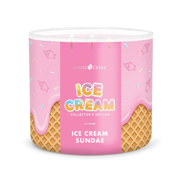 Ice Cream Sundae 3-Docht-Kerze 411g