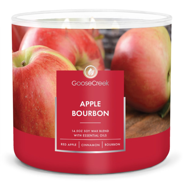 Apple Bourbon 3-Wick-Candle 411g