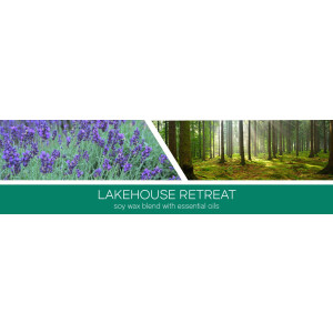Lakehouse Retreat 3-Docht-Kerze 411g