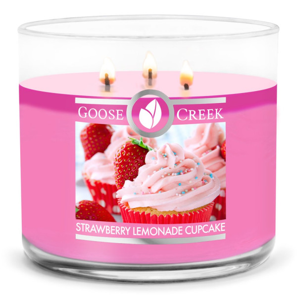 Strawberry Lemonade Cupcake 3-Wick-Candle 411g