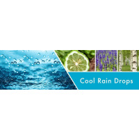 Cool Rain Drops 3-Docht-Kerze 411g
