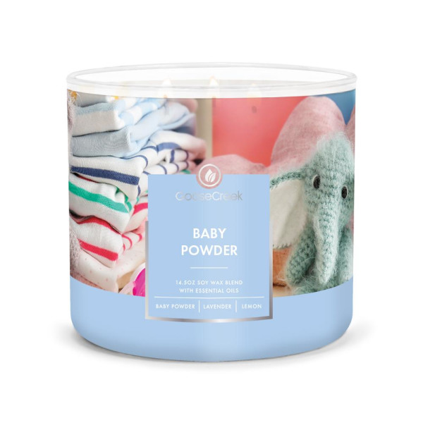 Baby Powder 3-Docht-Kerze 411g