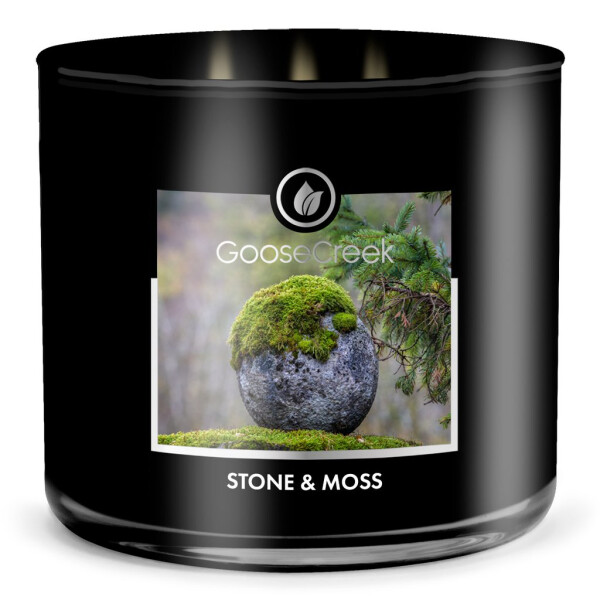 Stone & Moss 3-Docht-Kerze 411g