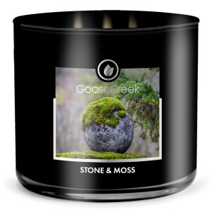Stone & Moss 3-Docht-Kerze 411g
