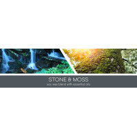 Stone & Moss 3-Docht-Kerze 411g