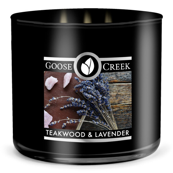 Teakwood & Lavender 3-Wick-Candle 411g