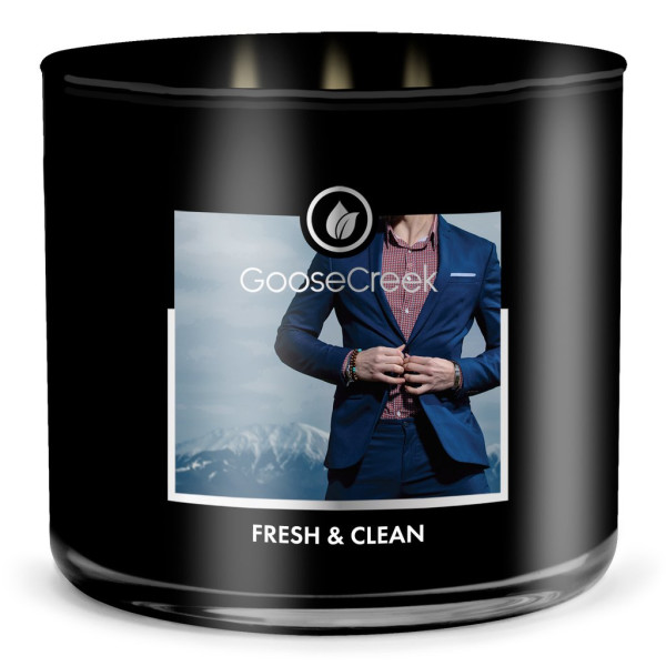 Fresh & Clean - Mens Collection 3-Docht-Kerze 411g