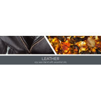 Leather 3-Wick-Candle 411g