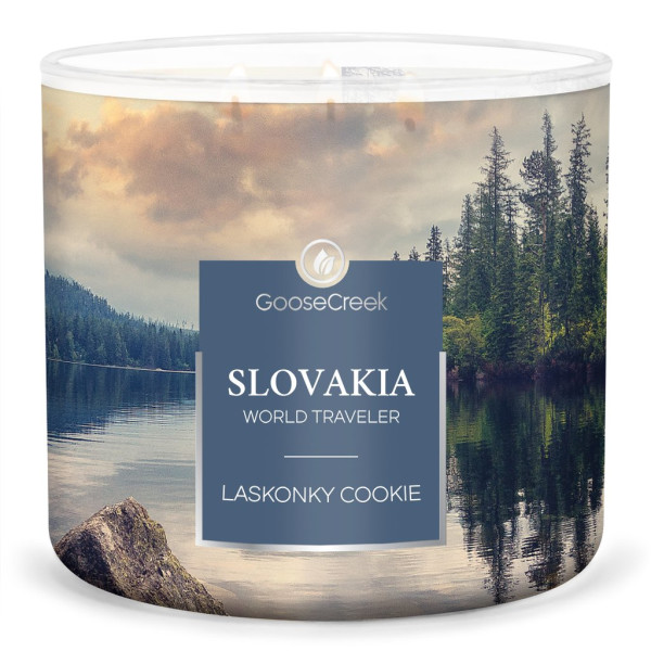 Laskonky Cookie - Slovakia 3-Docht-Kerze 411g