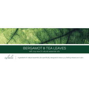 Bergamot & Tea Leaves - Exhale 3-Docht-Kerze 411g