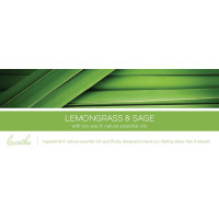 Lemongrass & Sage - Breathe 3-Wick-Candle 411g