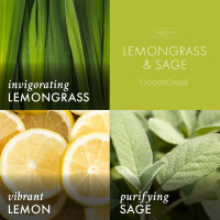 Lemongrass & Sage - Breathe 3-Wick-Candle 411g