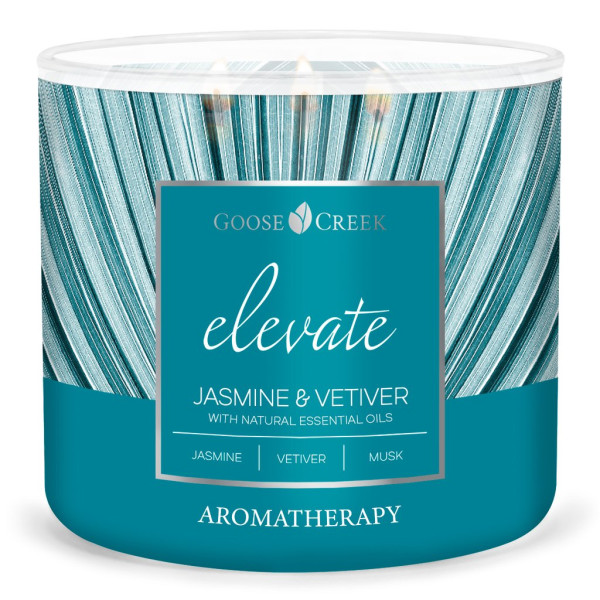 Jasmine & Vetiver - Elevate 3-Wick-Candle 411g
