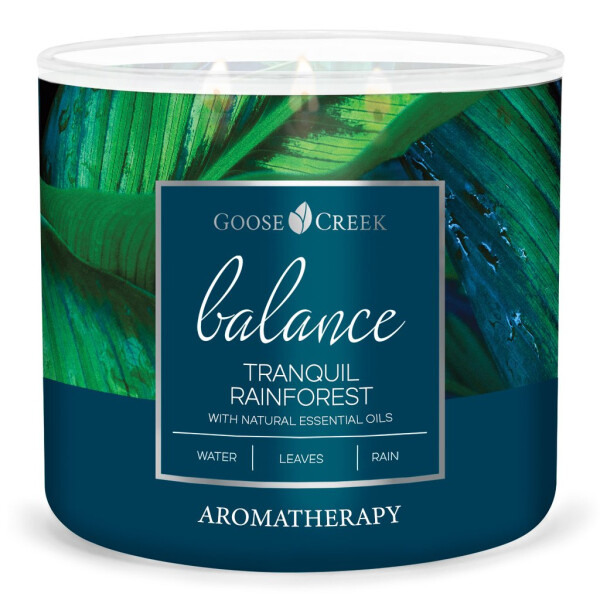 Tranquil Rainforest - Balance 3-Docht-Kerze 411g