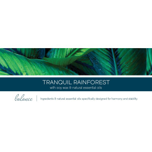 Tranquil Rainforest - Balance 3-Wick-Candle 411g