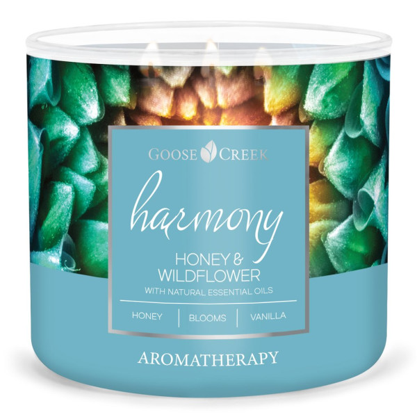 Honey & Wildflower - Harmony 3-Wick-Candle 411g