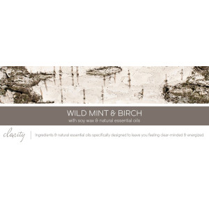 Wild Mint & Birch - Clarity 3-Wick-Candle 411g