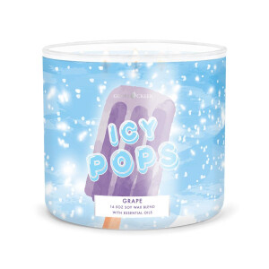 Grape - Icy Pops 3-Wick-Candle 411g