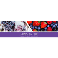 Grape - Icy Pops 3-Wick-Candle 411g