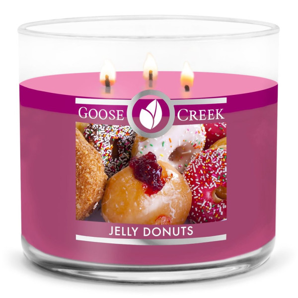 Jelly Donuts 3-Wick-Candle 411g
