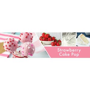 Strawberry Cake Pop 3-Docht-Kerze 411g