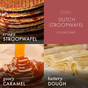 Stroopwafels - Netherlands 3-Docht-Kerze 411g