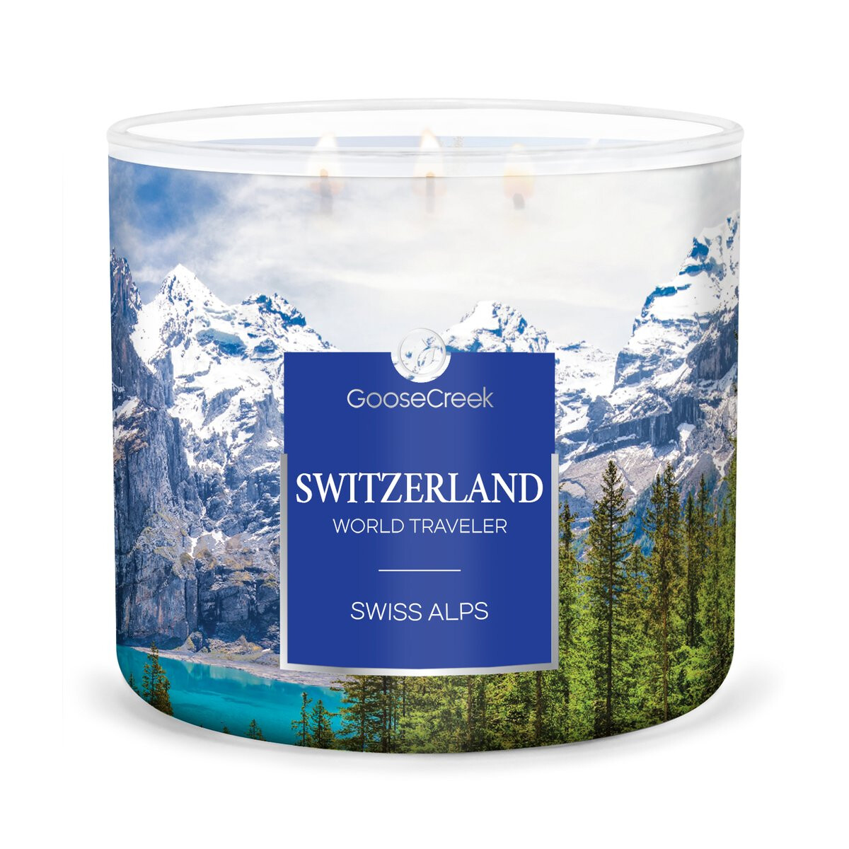 Swiss Alps Switzerland 3WickCandle 411g, 25,95