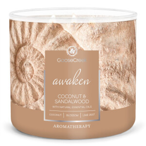 Coconut &amp; Sandalwood - Awaken 3-Docht-Kerze 411g