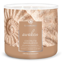 Coconut & Sandalwood - Awaken 3-Wick-Candle 411g